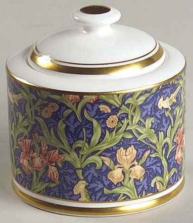Iris Sugar Bowl & Lid