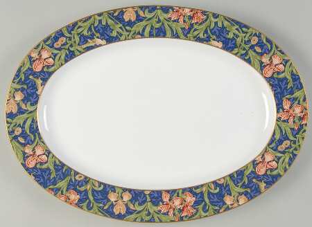 Iris 14" Oval Serving Platter