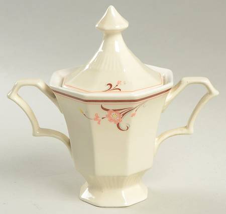 Ivory Sugar Bowl & Lid