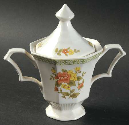 Jasmine Sugar Bowl & Lid