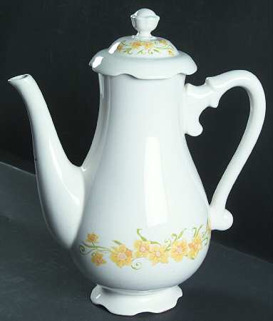 Jonquil Coffee Pot & Lid by Nikko
