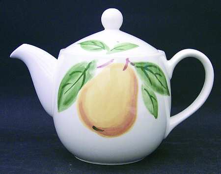 Just Pears Teapot & Lid