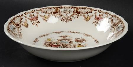 Windsor Brown Multicolor Coupe Soup Bowl