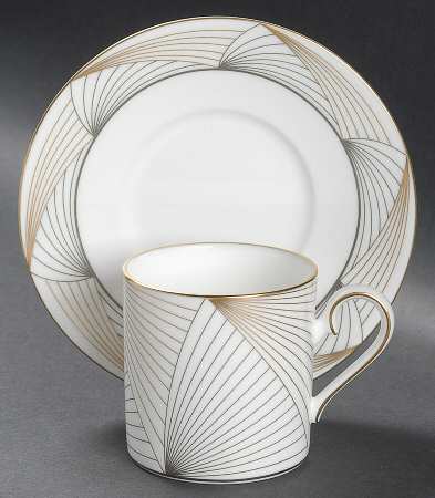 L'Etoile Flat Demitasse Cup & Saucer Set
