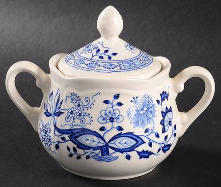 Loire Blue Sugar Bowl & Lid
