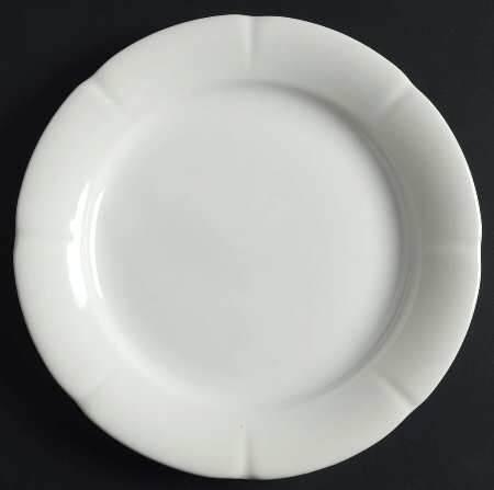 Lotus White Salad Plate