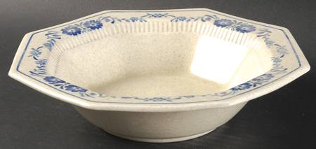 Mariner Blue 9" Round Vegetable Bowl