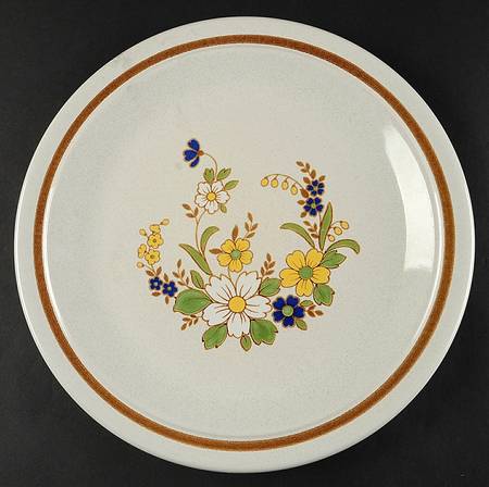 Mayflowers 12" Chop Plate (Round Platter)