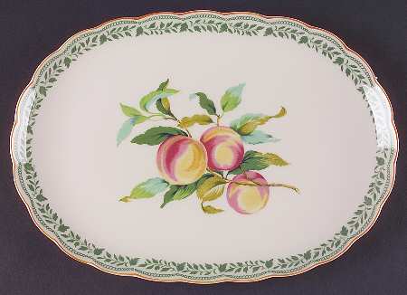 Medley 13" Oval Serving Platter by Nikko