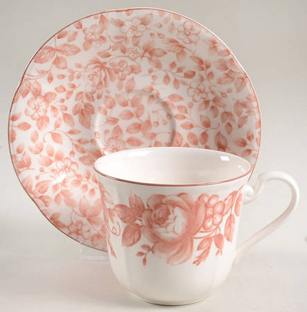 Misty Flat Cup & Saucer Set