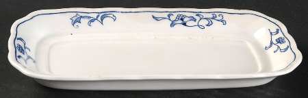 Ming Tree Blue (Double Phoenix Backstamp) 1/4 Lb Butter No Lid