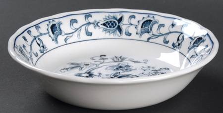 Ming Tree Blue (Double Phoenix Backstamp) Fruit/Dessert (Sauce) Bowl