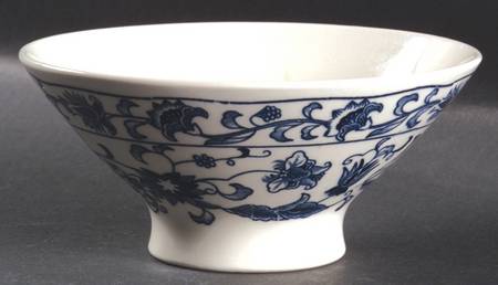 Ming Tree Blue (Double Phoenix Backstamp) Rice Bowl