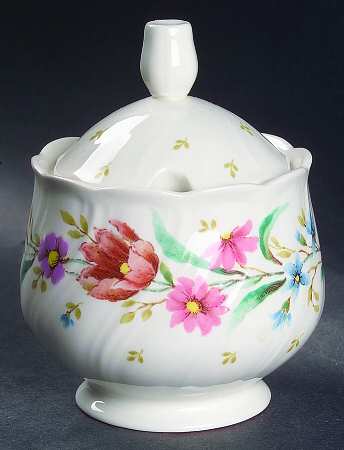 Mountain Rose Sugar Bowl & Lid