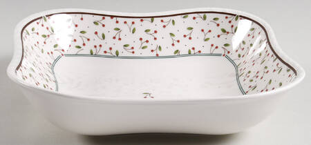 New England Days 8" Square Vegetable Bowl