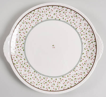 New England Days Handled Chop Plate (Round Platter)
