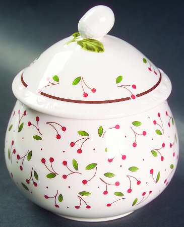 New England Days Sugar Bowl & Lid