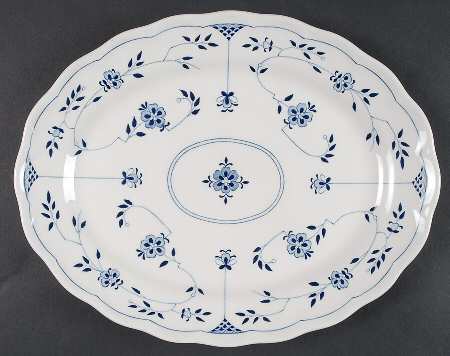 NIK17 11" Oval Serving Platter