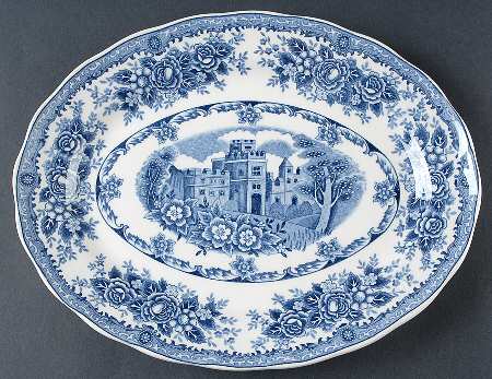 NIK19 11" Oval Serving Platter