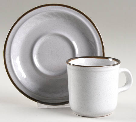Fern Flat Cup & Saucer Set
