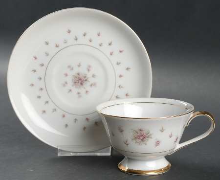 Normandy Footed Cup & Saucer Set
