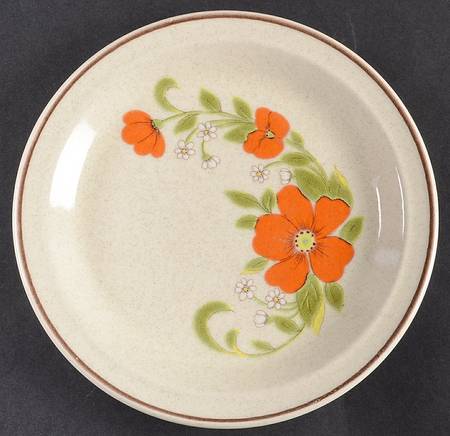 Orange Blossoms Salad Plate