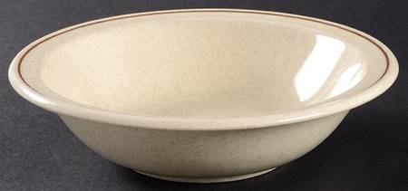Orange Blossoms Rim Soup Bowl
