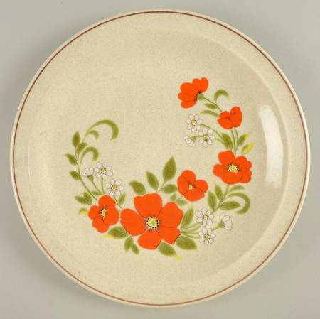 Orange Blossoms 12" Chop Plate (Round Platter)