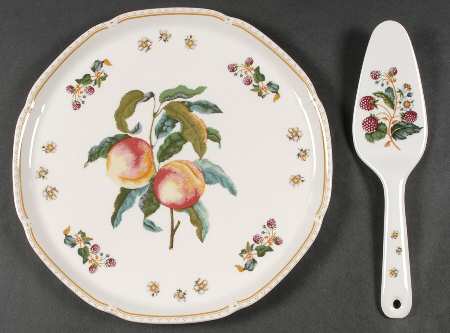 Orchard Cake Plate and Server (Boxed Set)