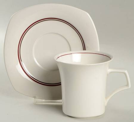 Parade Flat Cup & Saucer Set