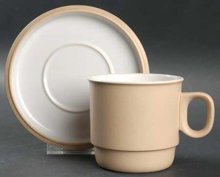 Parfait Flat Cup & Saucer Set