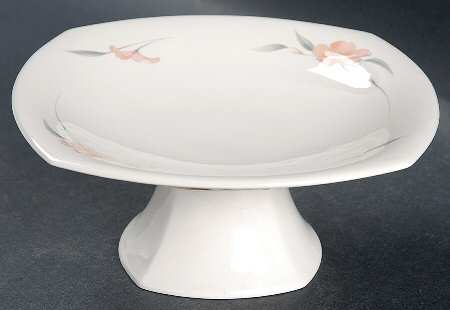 Peachglow Round Compote (Height X Width)
