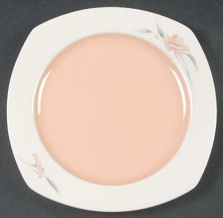 Peachglow Bread & Butter Plate/Gravy Underplate