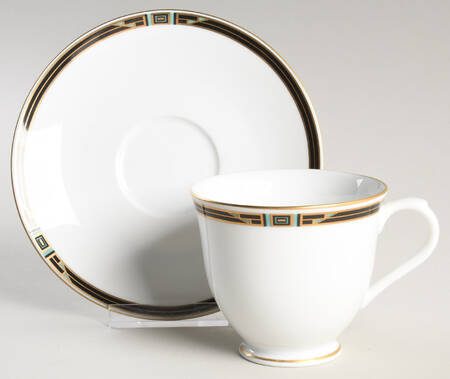 Phoenix Footed Cup & Saucer Set