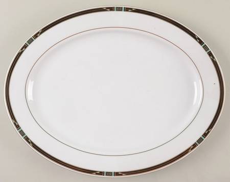 Phoenix 14" Oval Serving Platter by Nikko