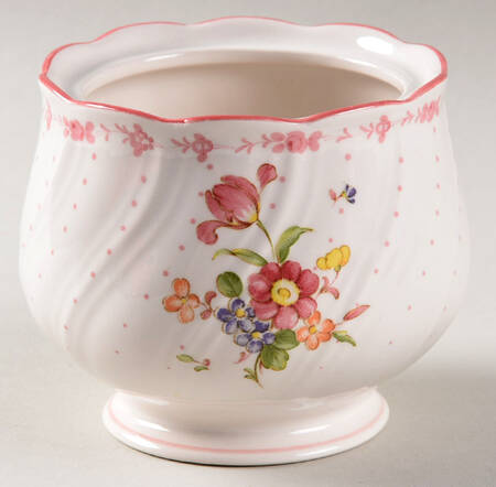 Pink Peony Sugar Bowl No Lid