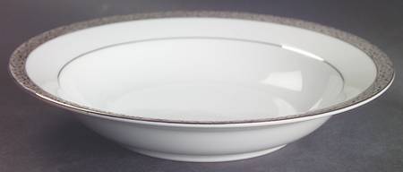 Platinum Filigree Soup/Cereal Bowl