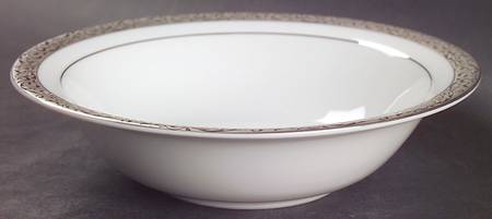 Platinum Filigree Fruit/Cereal Bowl
