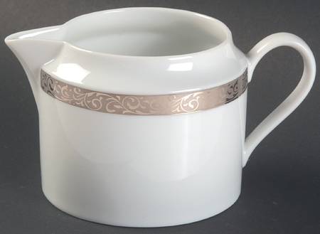 Platinum Filigree Creamer