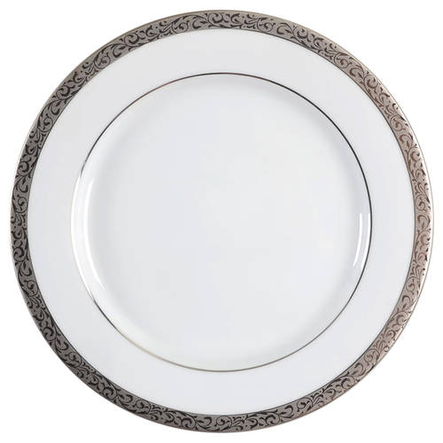 Platinum Filigree Salad/Dessert Plate