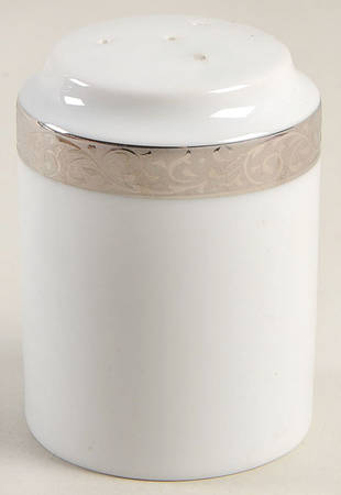 Platinum Filigree Pepper Shaker