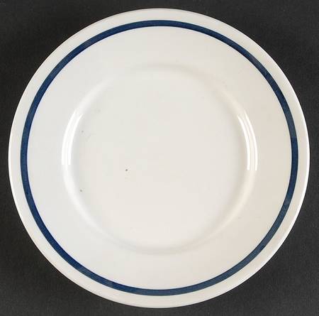 Polka Dot Blue Bread & Butter Plate
