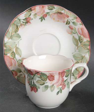 Precious Flat Demitasse Cup & Saucer Set