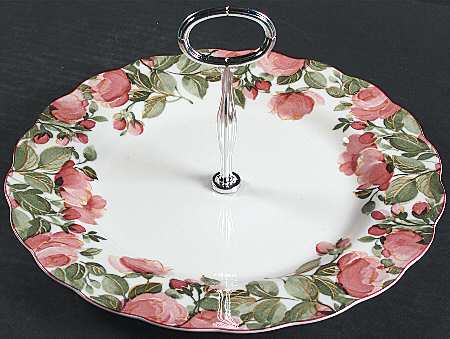 Precious Round Serving Plate with Center Handle (Dp) Hc