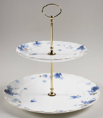 Raceme 2 Tiered Serving Tray (Dinner & Salad Plate)