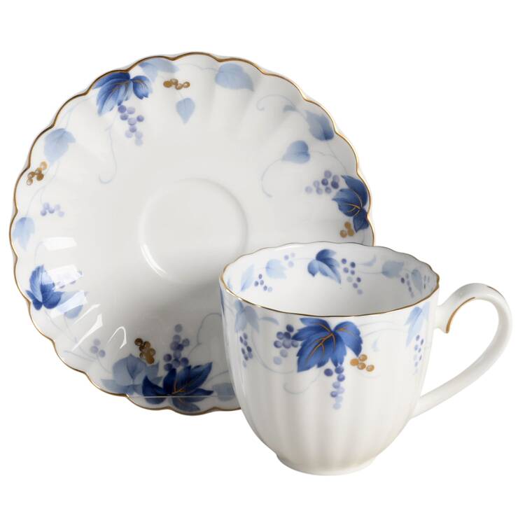 Raceme Flat Cup & Saucer Set
