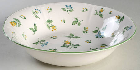 Rambling Rose 9" Round Vegetable Bowl