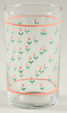 Rose Bouquet 6 Oz Glassware Juice