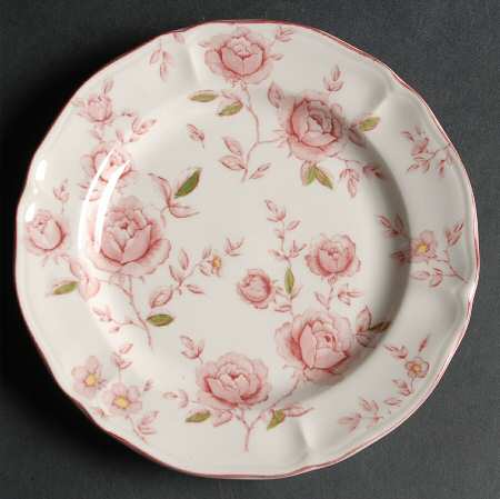 Rose Garden Salad Plate
