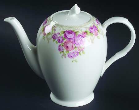 Rose Trellis Coffee Pot & Lid